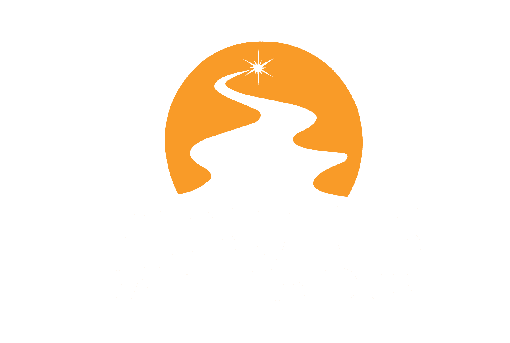results pathfinder logo with orange and white color with a transparent background